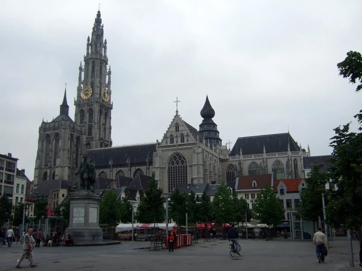 De Onze-Lieve-Vrouwekathedraal in Antwerpen