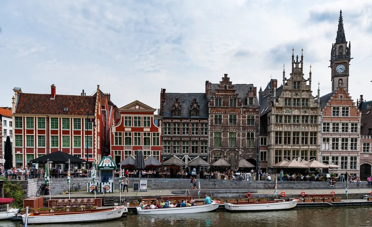De Graslei in Gent